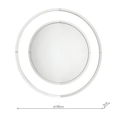 Laura Ashley Evie Large Round Mirror