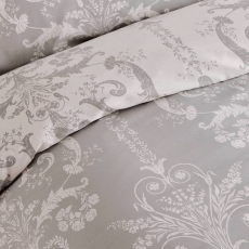 Laura Ashley Josette Dove Grey Duvet Cover Set