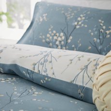 Laura Ashley Pussywillow Standard Pillowcase Pair Dark Seaspray