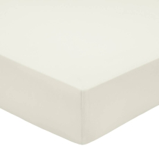 Bedeck Pima 200 Count Fitted Sheet Chalk