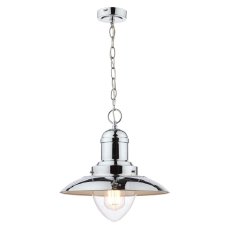 Laura Ashley Corbridge Pendant Polished Chrome