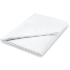 Peacock Blue 300 Count Flat Sheet White