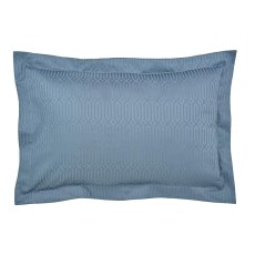 Peacock Blue Rivage Oxford Pillowcase Prussian Blue