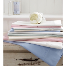 Sanderson Plain Dye Valance Sheet Parchment