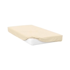 Belledorm Jersey Cotton Fitted Sheet Ivory 25cm