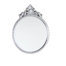 Laura Ashley Overton Silver Round Mirror