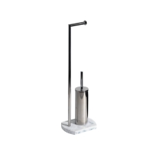 Showerdrape Octavia Toilet Roll & Brush Combo White