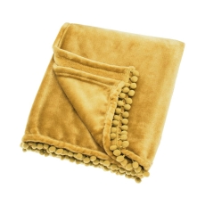Cashmere Touch Throw 130cm x 170cm Saffron