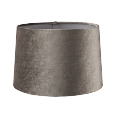 Laura Ashley Velvet Empire Drum Shade Grey