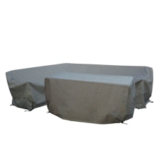 Bramblecrest L Shape Long Right Sofa Set Cover - Khaki