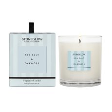 Stoneglow Modern Classics Sea Salt & Oakmoss Scented Candle Tumbler