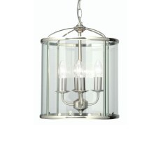Fern 4 Light Lantern Antique Chrome