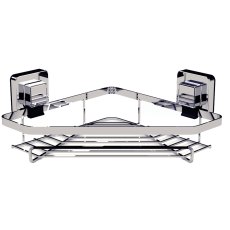 Showerdrape Pushloc Suction System Collection Corner Basket