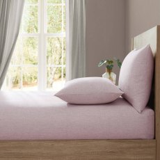 Lazy Linen Pillowcase Pair Mellow Pink