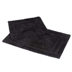 Showerdrape Pinnacle Bath Mat Set Charcoal
