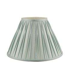 Laura Ashley Fenn Silk Empire Drum Shade Duck Egg