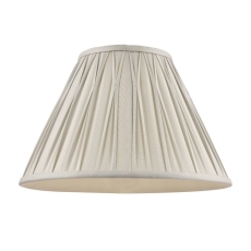 Laura Ashley Fenn Silk Empire Drum Shade Silver