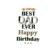 Best Dad Ever Birthday Card