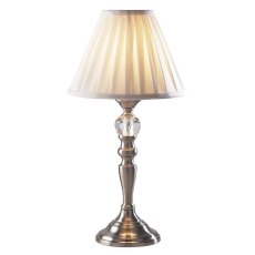 Dar Beau Touch Table Lamp Satin Chrome