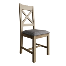 Harleston Cross Back Dining Chair Oak