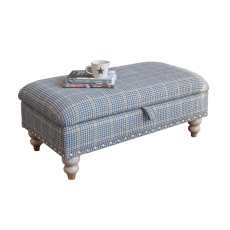 Clarabelle Legged Ottoman Footstool