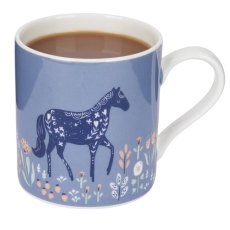 Kitchen Craft Woodcut Horse Can Mug 250ml