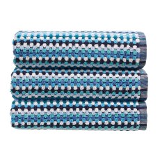 Christy Carnaby Stripe Towel Blue