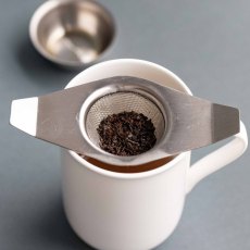 La Cafetiere Double Handled Tea Strainer S Steel