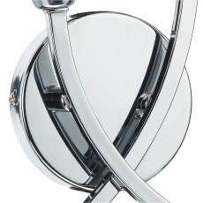 Morgan Double Wall Bracket Polished Chrome