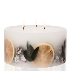 Stoneglow Seasonal Collection-Eucalyptus & Lime Pillar Candle