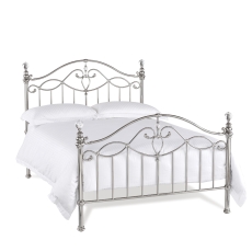 Ellis Bed Frame Shiny Nickel