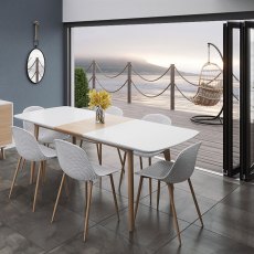 Positano Dining Chair Light Grey