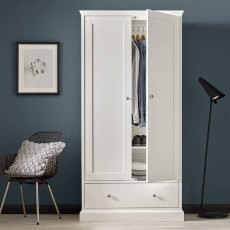 Alaska White Double Wardrobe