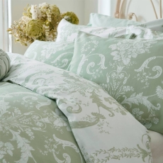 Laura Ashley Josette Duvet Cover Set Fresh Green