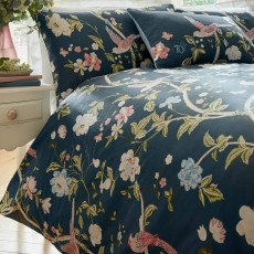 Laura Ashley Summer Palace Duvet Cover Set Midnight