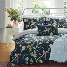 Laura Ashley Summer Palace Standard Pillowcase Pair Midnight