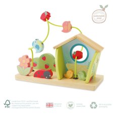 Orange Tree Toys feeding Birds Bead Frame