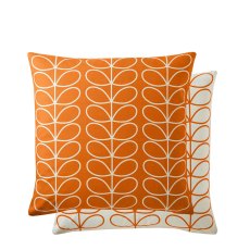 Orla Kiely Small Linear Stem Cushion Persimmon