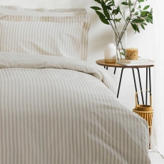 The Linen Yard Hebden Duvet Set Natural