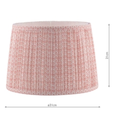 Laura Ashley 12' Gwendolen Pink Pattern Cotton Shade