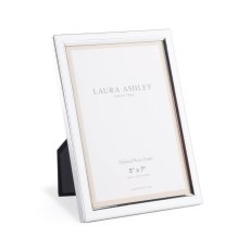 Laura Ashley Neyland Photo Frame Polished Silver 5x7"