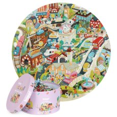 Boppi 150pc Round Jigsaw Puzzle - City Life