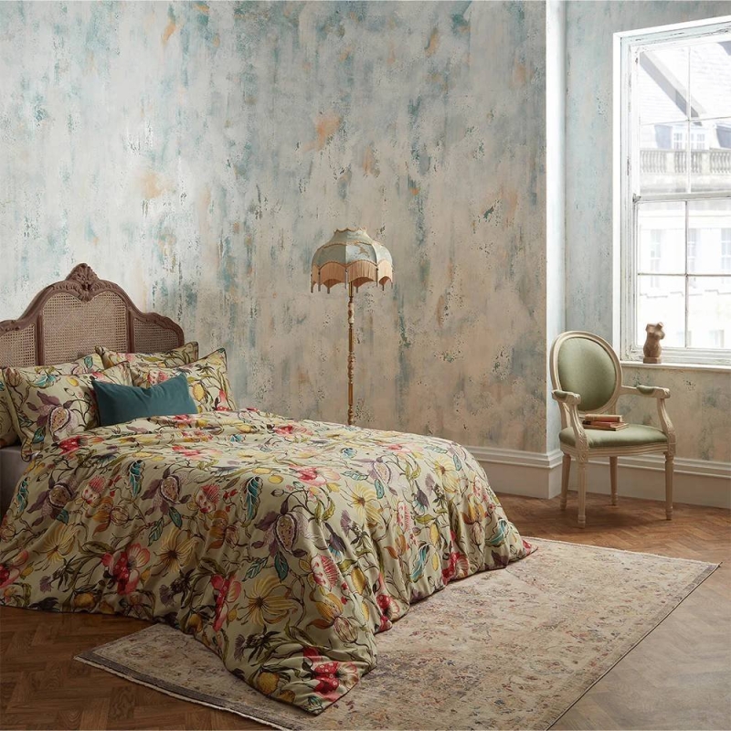 Edinburgh Weavers Morton Floral Duvet Cover Set Chintz