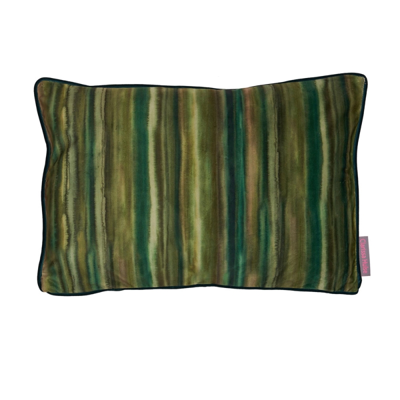 Clarissa Hulse Artists Stripe 40cm x 60cm Cushion Olive