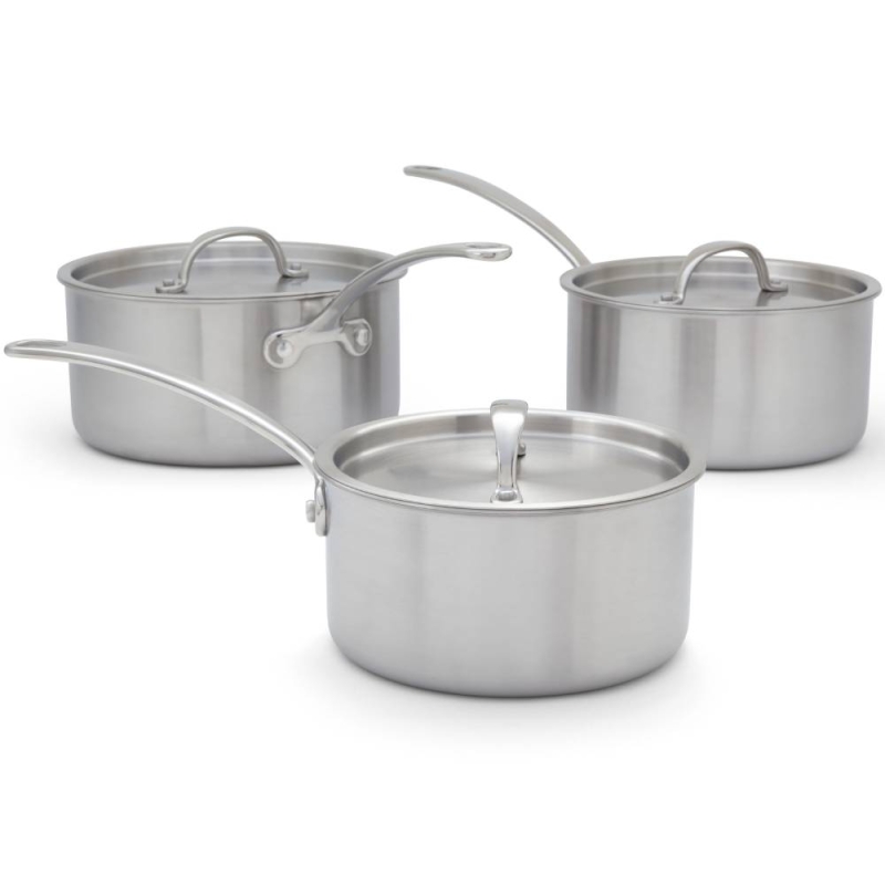 STELLAR ECLIPSE 3 PIECE SAUCEPAN SET