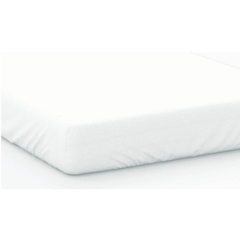 200 COUNT SMALL SINGLE FITTED SHEET WHITE