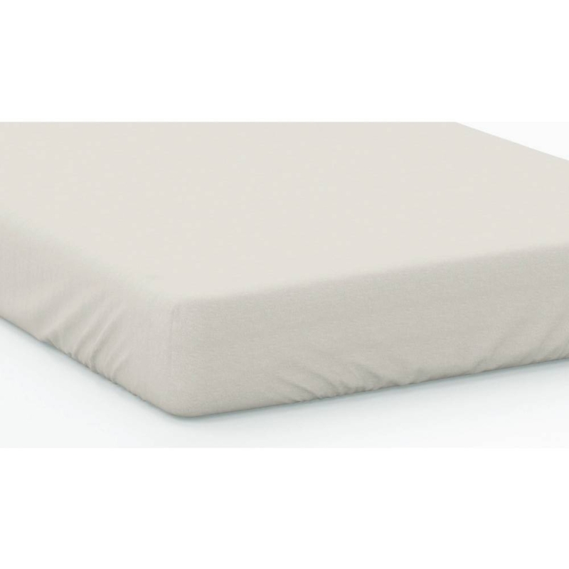 200 COUNT EXTRA DEEP SINGLE FITTED SHEET IVORY 38CM