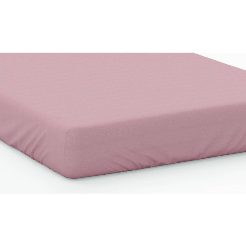 200 COUNT SMALL SINGLE FITTED SHEET BLUSH