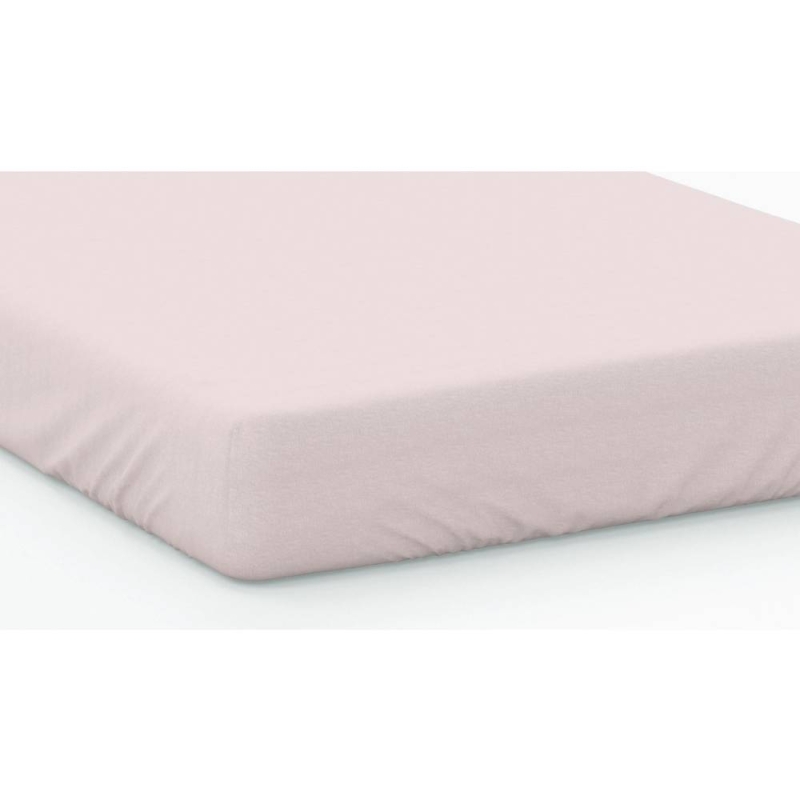200 COUNT SINGLE FITTED SHEET POWDER PINK