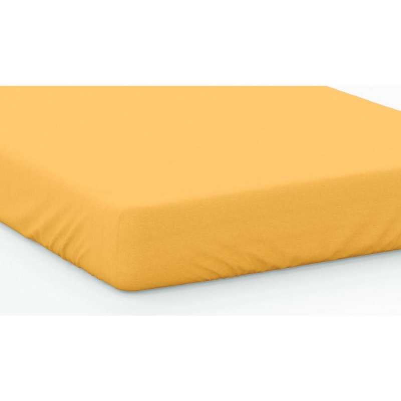 200 COUNT SINGLE FITTED SHEET SAFFRON